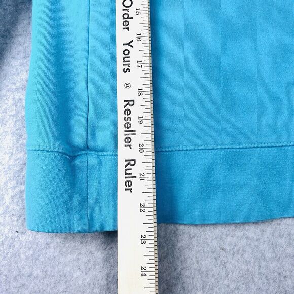 The North Face Sweater Womens XS Blue Trivert Logo Hoody Hoodie TNF Urban Active - Picture 10 of 13